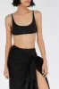 NOVA BLACK LINEN SARONG sold by Dissh