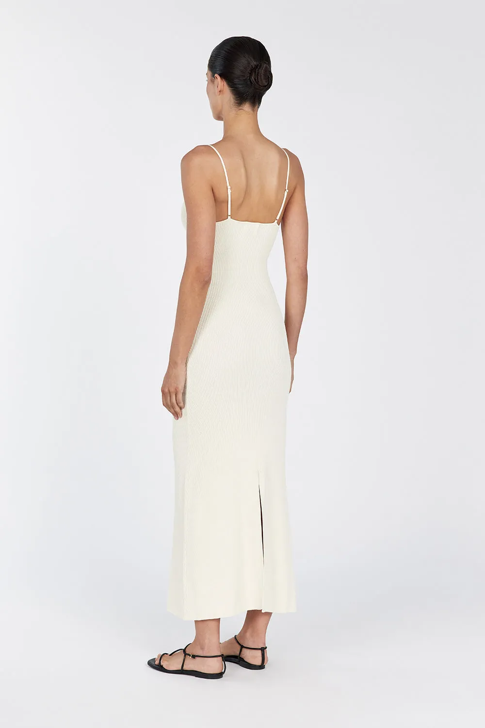 TORI LEMON KNIT MIDI DRESS sold by Dissh product image thumbnail 4