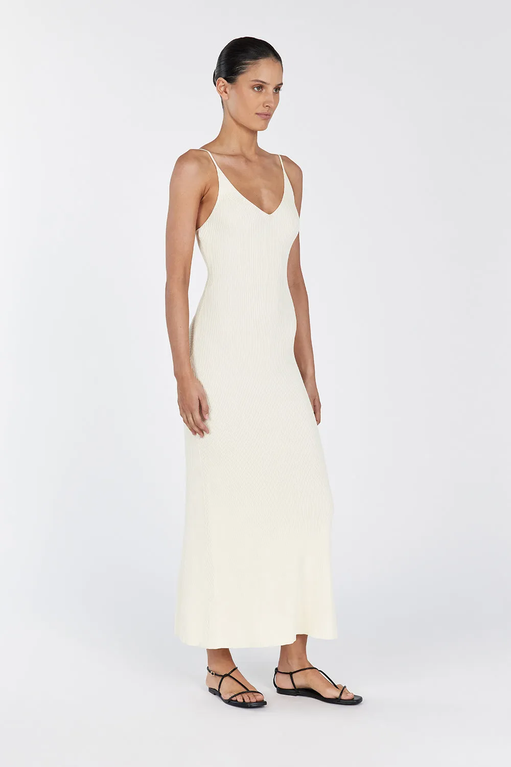 TORI LEMON KNIT MIDI DRESS sold by Dissh product image thumbnail 3