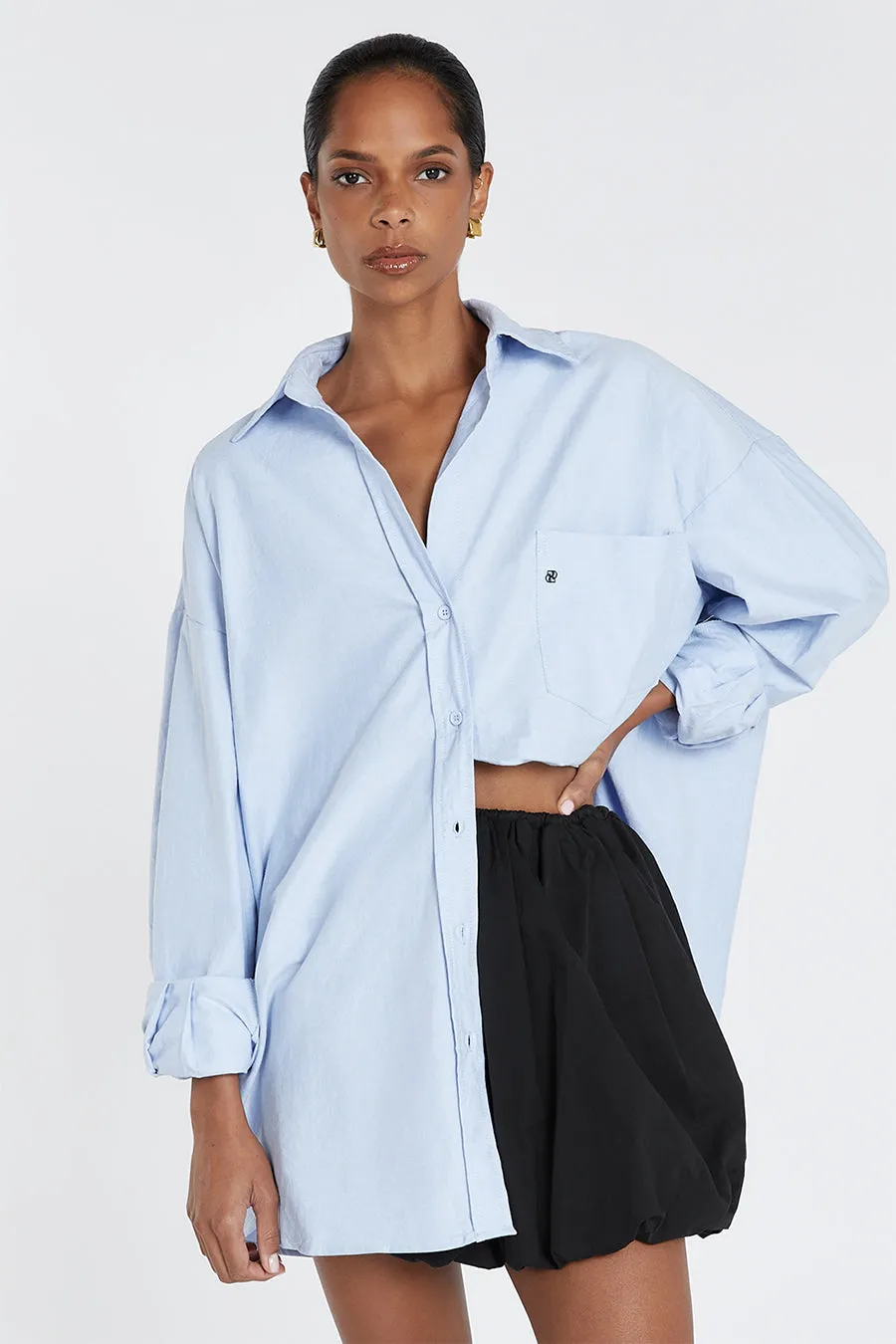 STEVIE BLACK BUBBLE MINI SKIRT sold by Dissh product image thumbnail 3