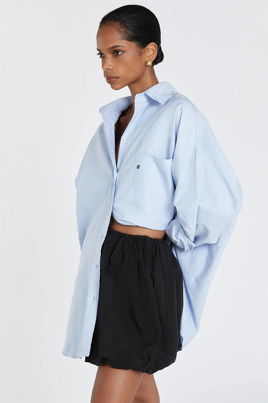 STEVIE BLACK BUBBLE MINI SKIRT sold by Dissh product image thumbnail 5