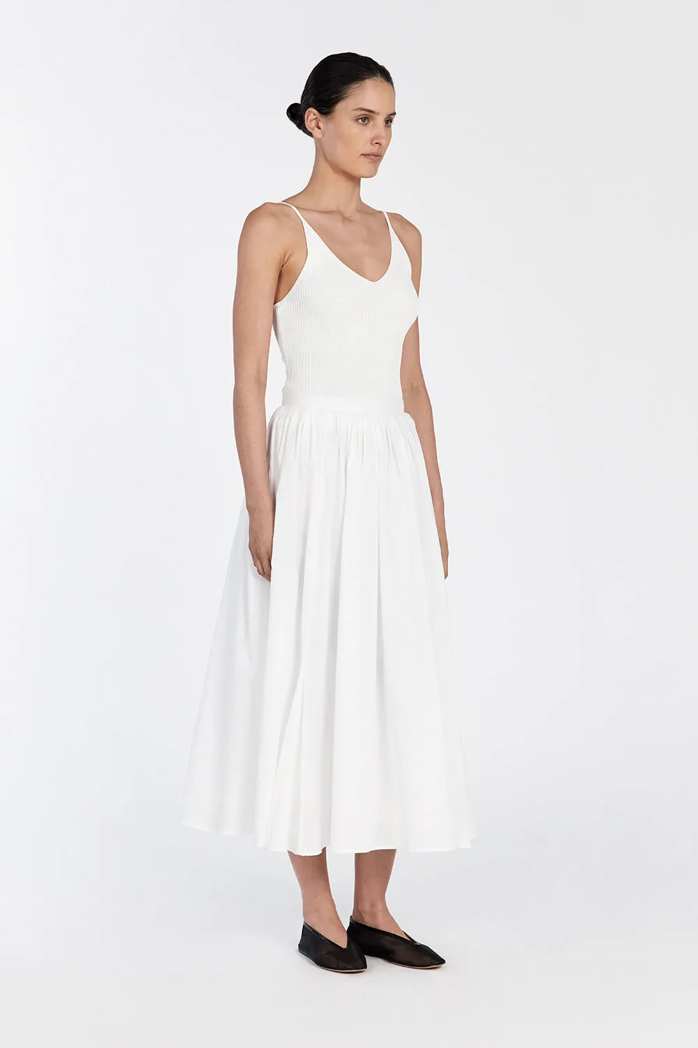 TORI OFF WHITE KNIT TOP sold by Dissh product image thumbnail 4