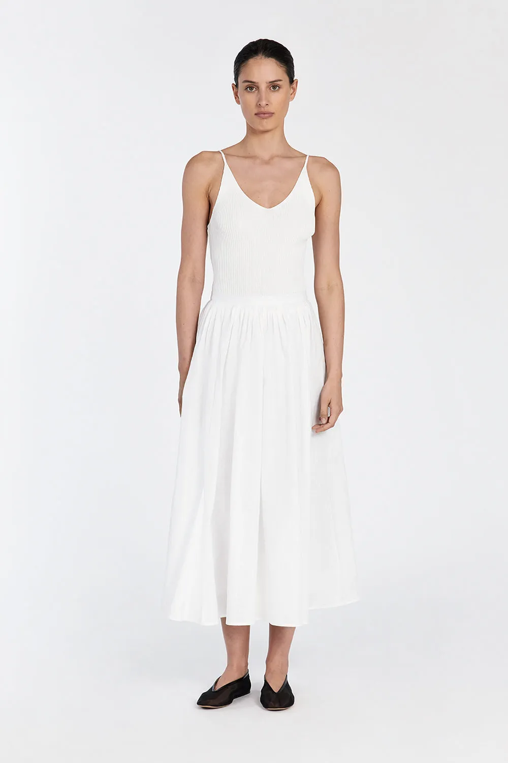 TORI OFF WHITE KNIT TOP sold by Dissh product image thumbnail 2