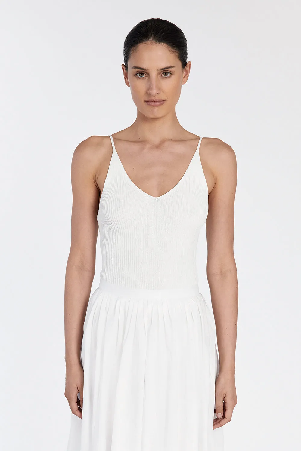 TORI OFF WHITE KNIT TOP sold by Dissh product image thumbnail 3