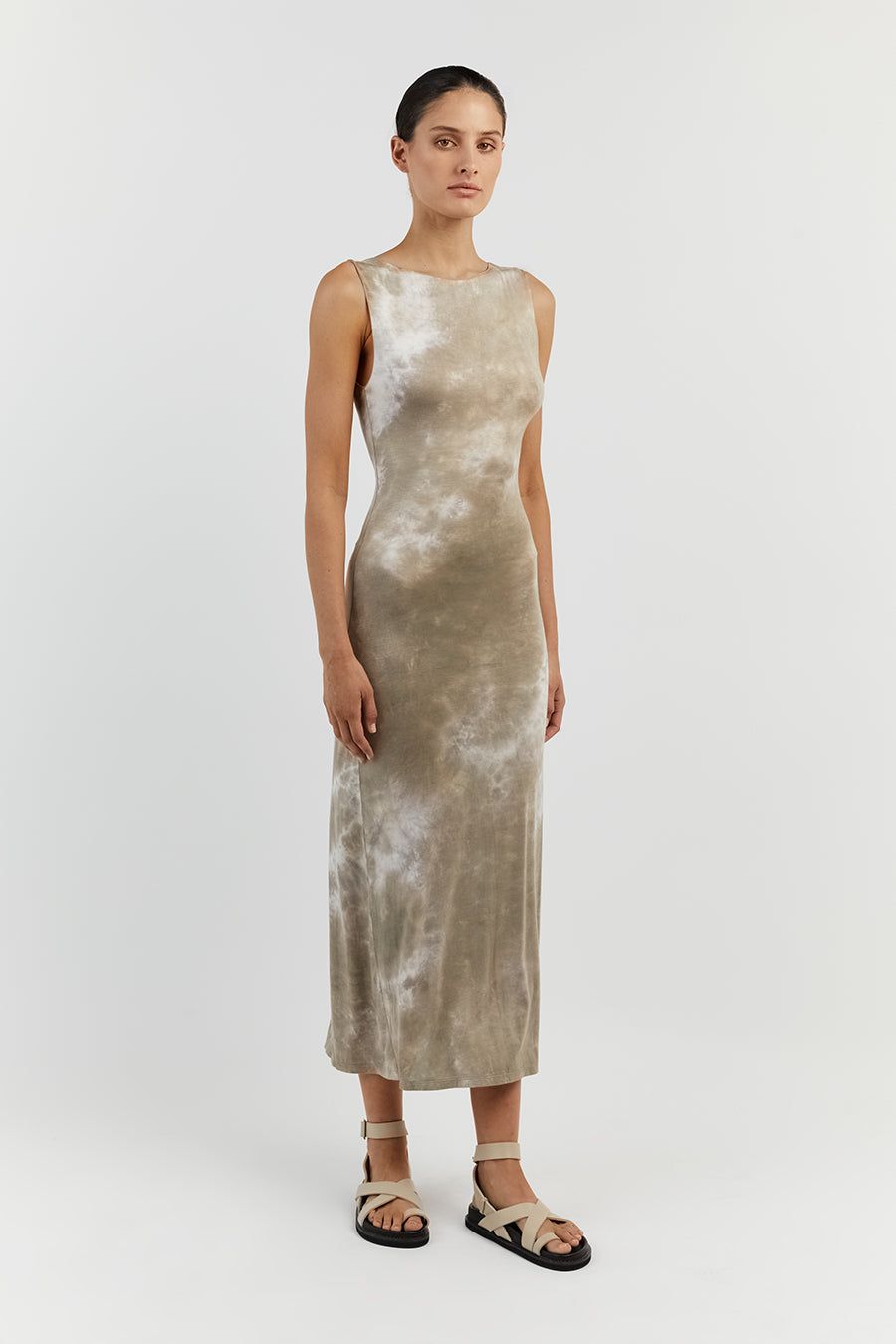 CASPER MOSS TIE DYE MIDI DRESS sold by Dissh product image thumbnail 2