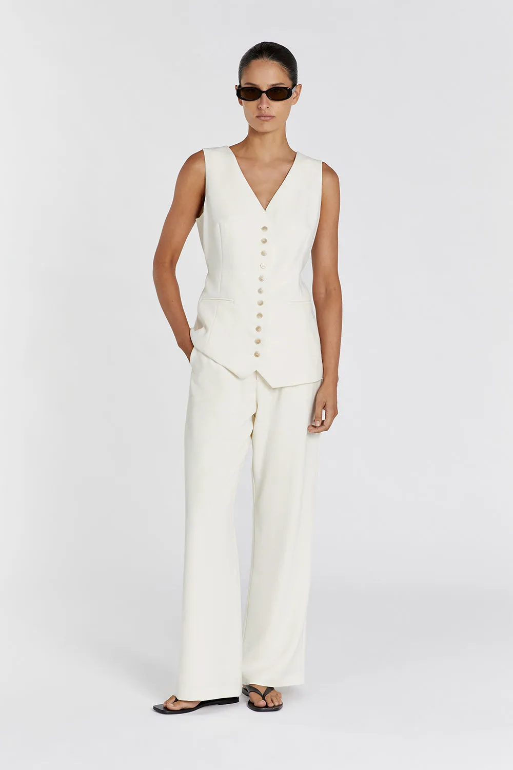 CELINE CREAM PANT sold by Dissh product image thumbnail 2