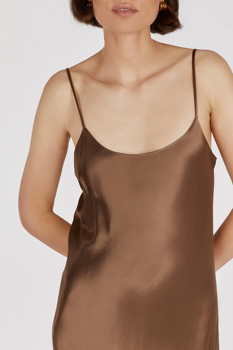 MYA COCO SATIN SLIP MAXI DRESS sold by Dissh product image thumbnail 5