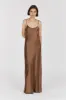 MYA COCO SATIN SLIP MAXI DRESS sold by Dissh