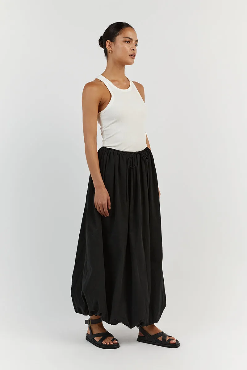 MONTY BLACK BUBBLE COTTON SKIRT sold by Dissh product image thumbnail 3