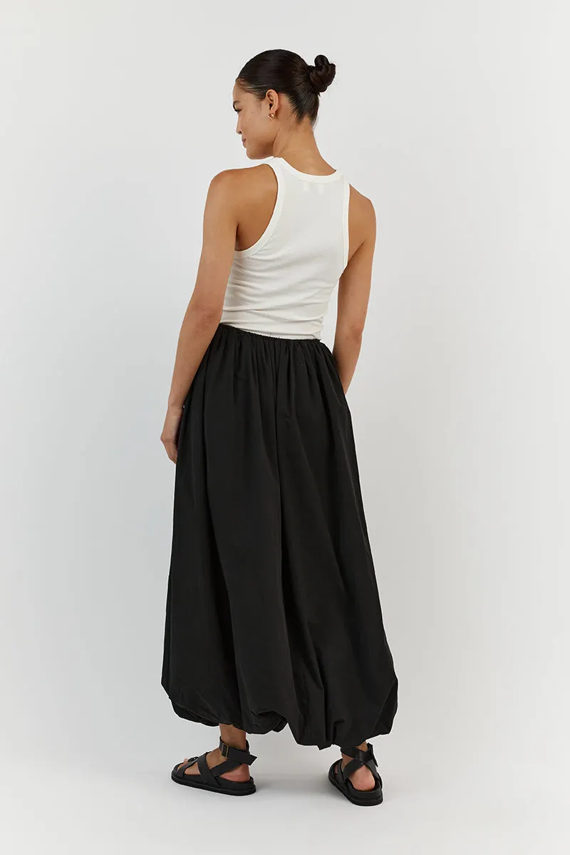 MONTY BLACK BUBBLE COTTON SKIRT sold by Dissh product image thumbnail 5