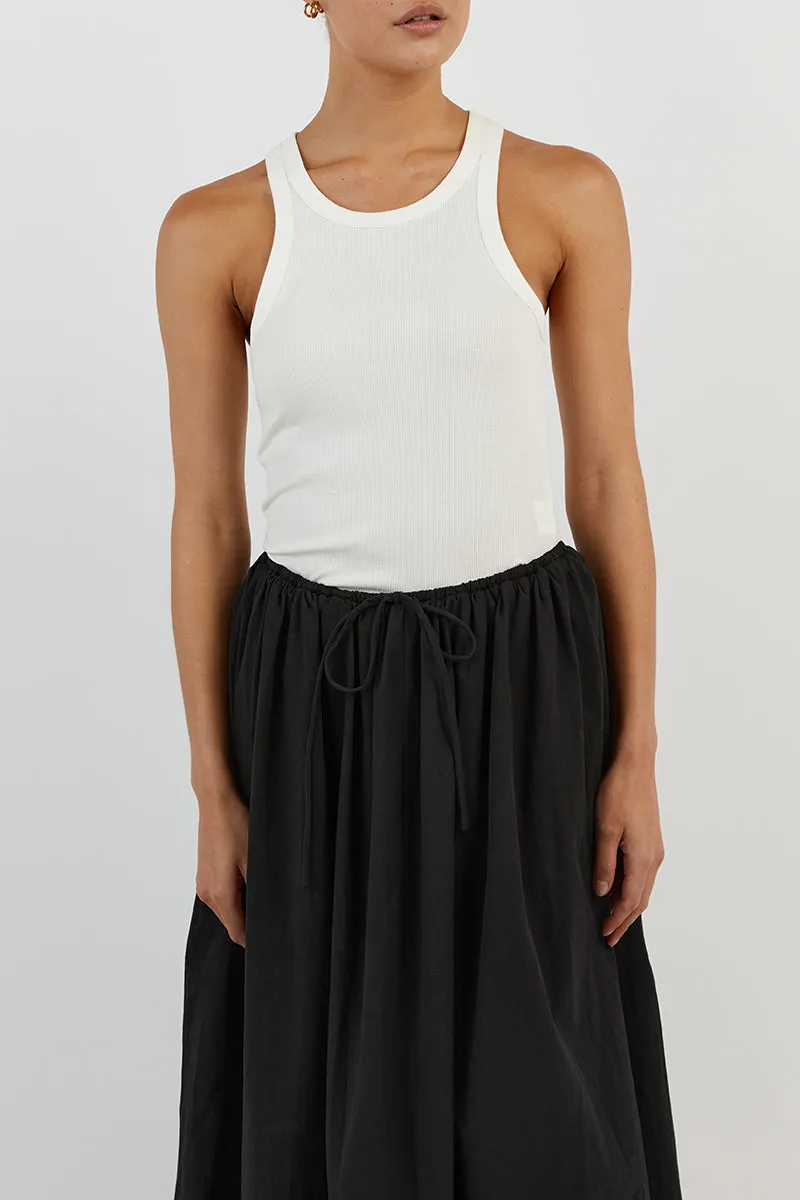 MONTY BLACK BUBBLE COTTON SKIRT sold by Dissh product image thumbnail 4