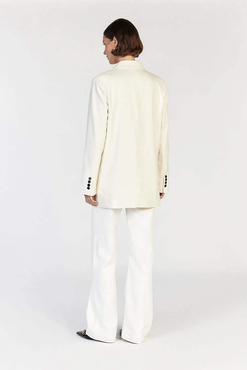 BECKHAM CREAM BLAZER sold by Dissh product image thumbnail 4