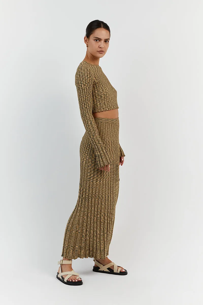 SADIE OLIVE MARLE KNIT MIDI SKIRT sold by Dissh product image thumbnail 3
