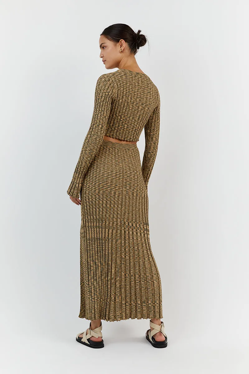 SADIE OLIVE MARLE KNIT MIDI SKIRT sold by Dissh product image thumbnail 4