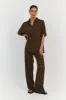MILA CARAMEL VACATION SHIRT sold by Dissh