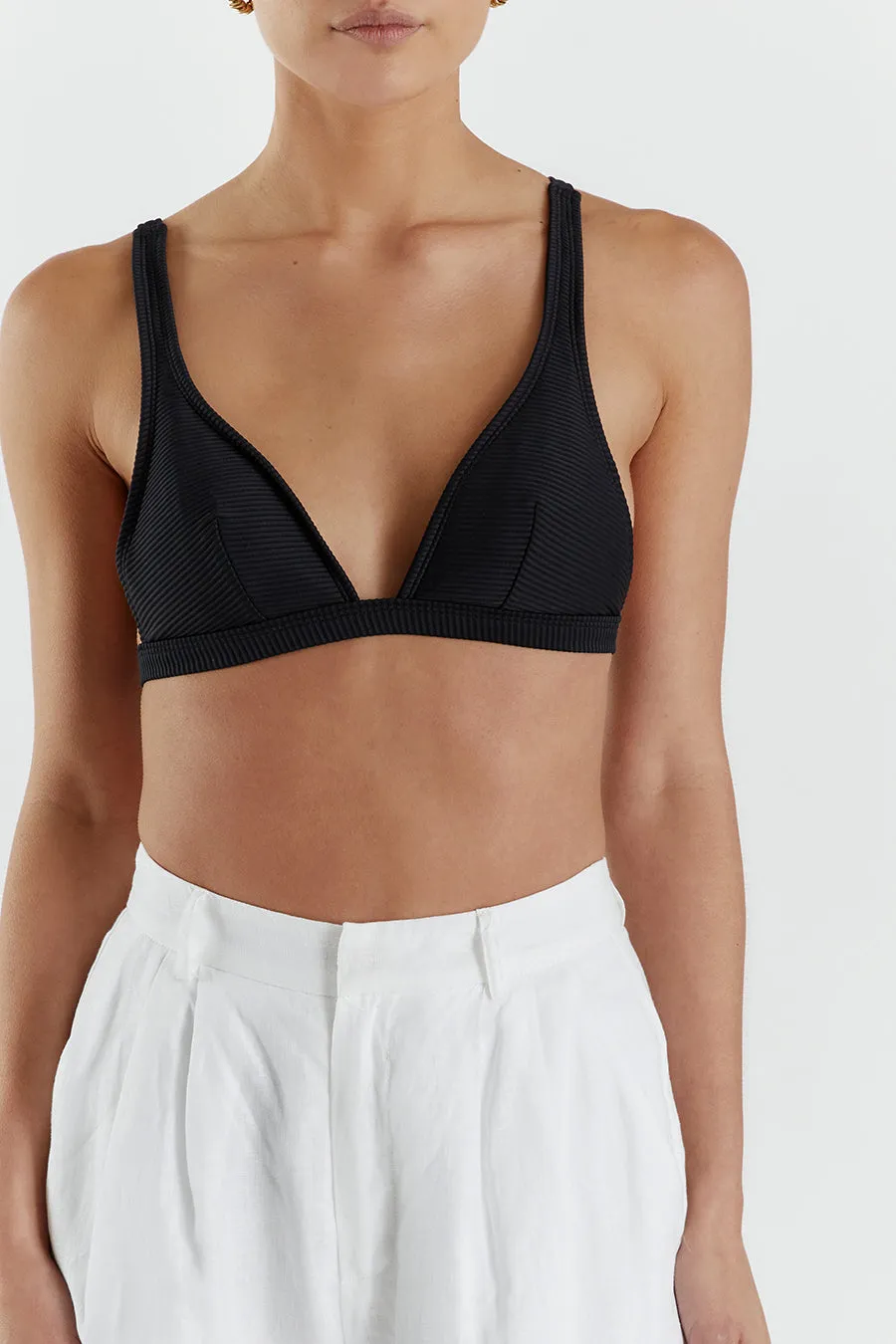 AMAYA BLACK TRIANGLE BIKINI TOP sold by Dissh product image thumbnail 5