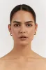 PORTER MINI MARGOT GOLD HOOP EARRINGS sold by Dissh