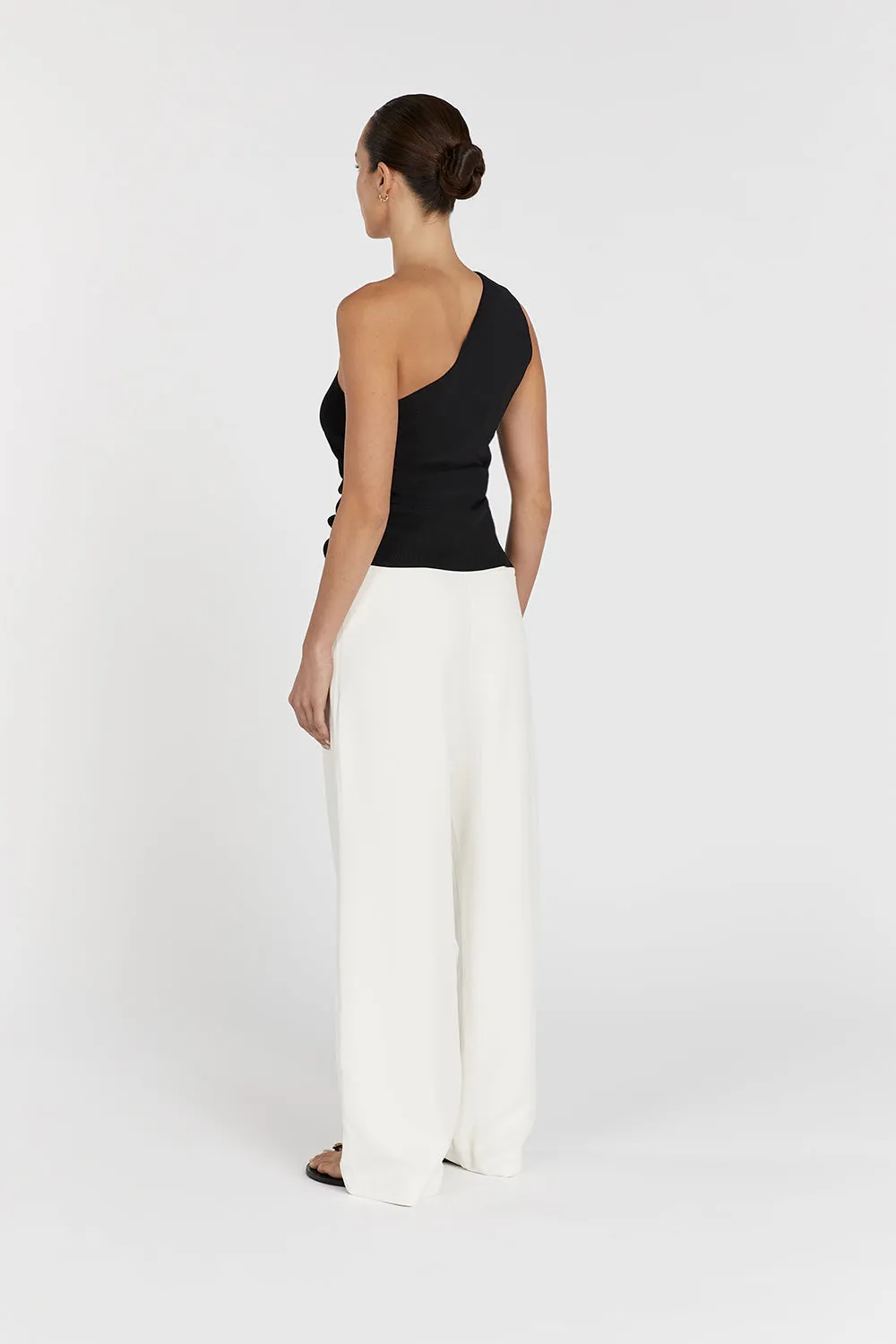 LANE BLACK ASYM KNIT TOP sold by Dissh product image thumbnail 4