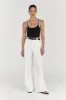 HARLEY WHITE WIDE LEG PANT sold by Dissh