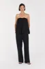 SHANIYA BLACK STRAPLESS TOP sold by Dissh