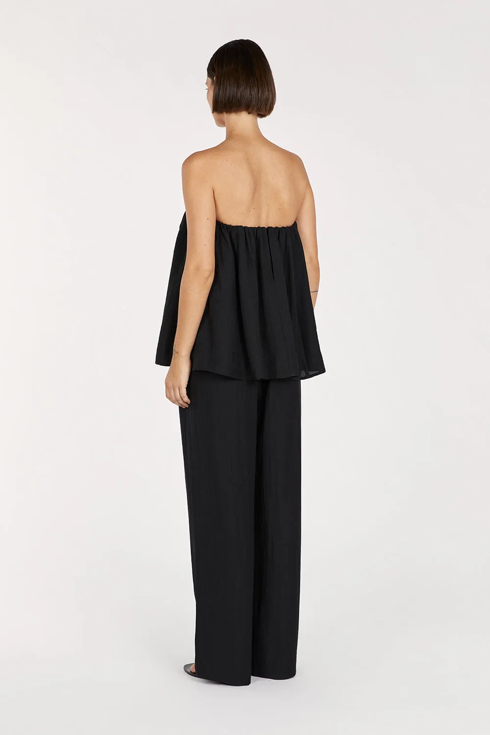 SHANIYA BLACK STRAPLESS TOP sold by Dissh product image thumbnail 4