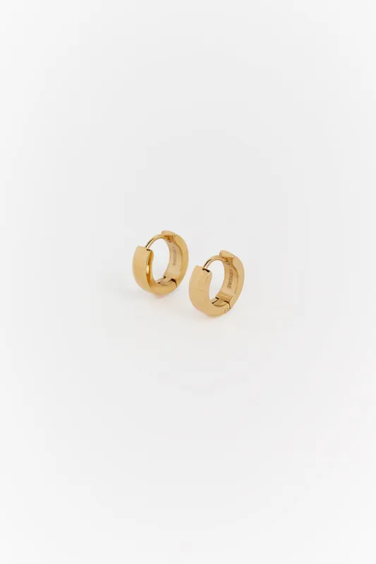 CENDRE AGATHE GOLD HUGGIES sold by Dissh