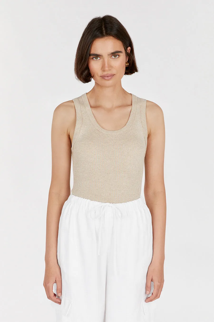 LEXI OAT MARLE TANK sold by Dissh product image thumbnail 2