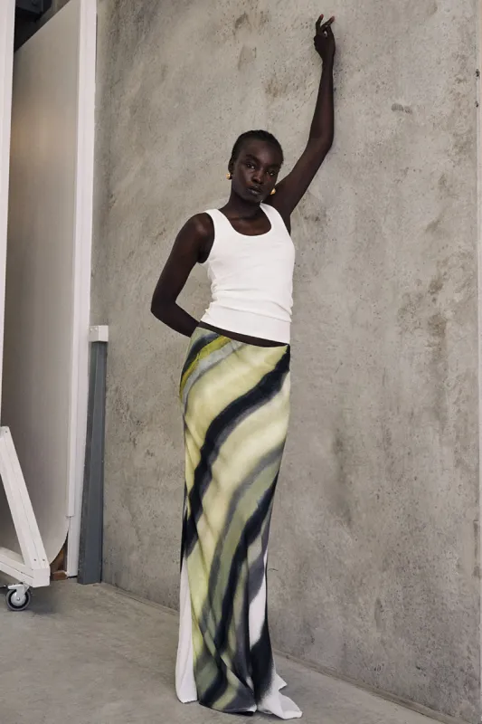 ATHENA SLIP MAXI SKIRT sold by Dissh