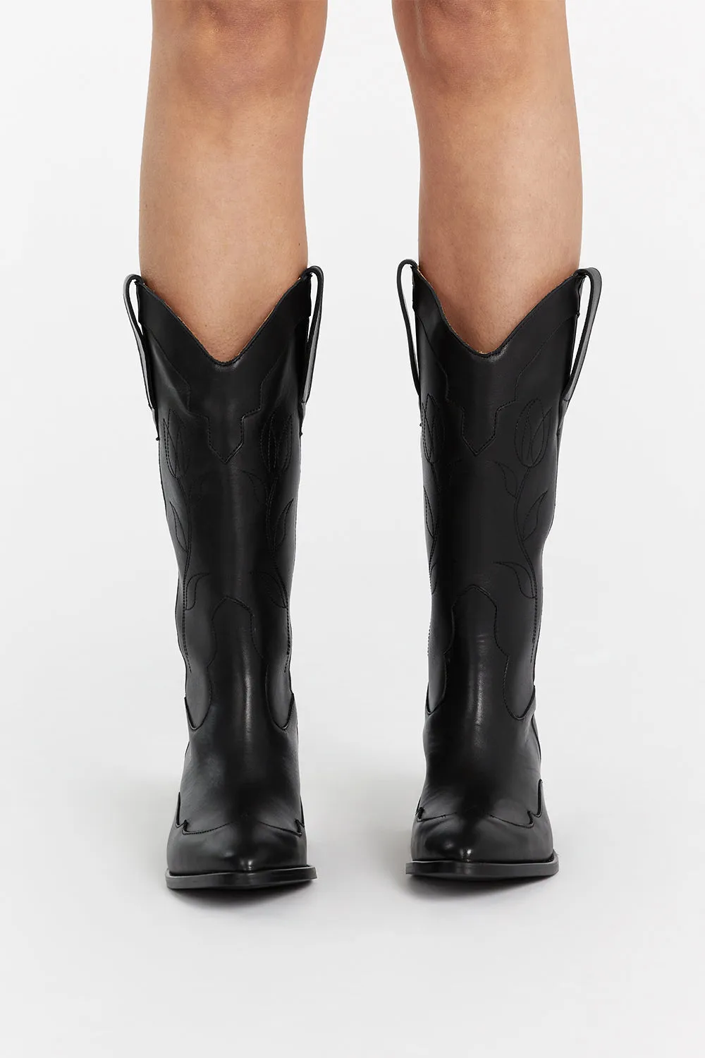 ALOHAS LIBERTY BLACK LEATHER BOOTS sold by Dissh product image thumbnail 3