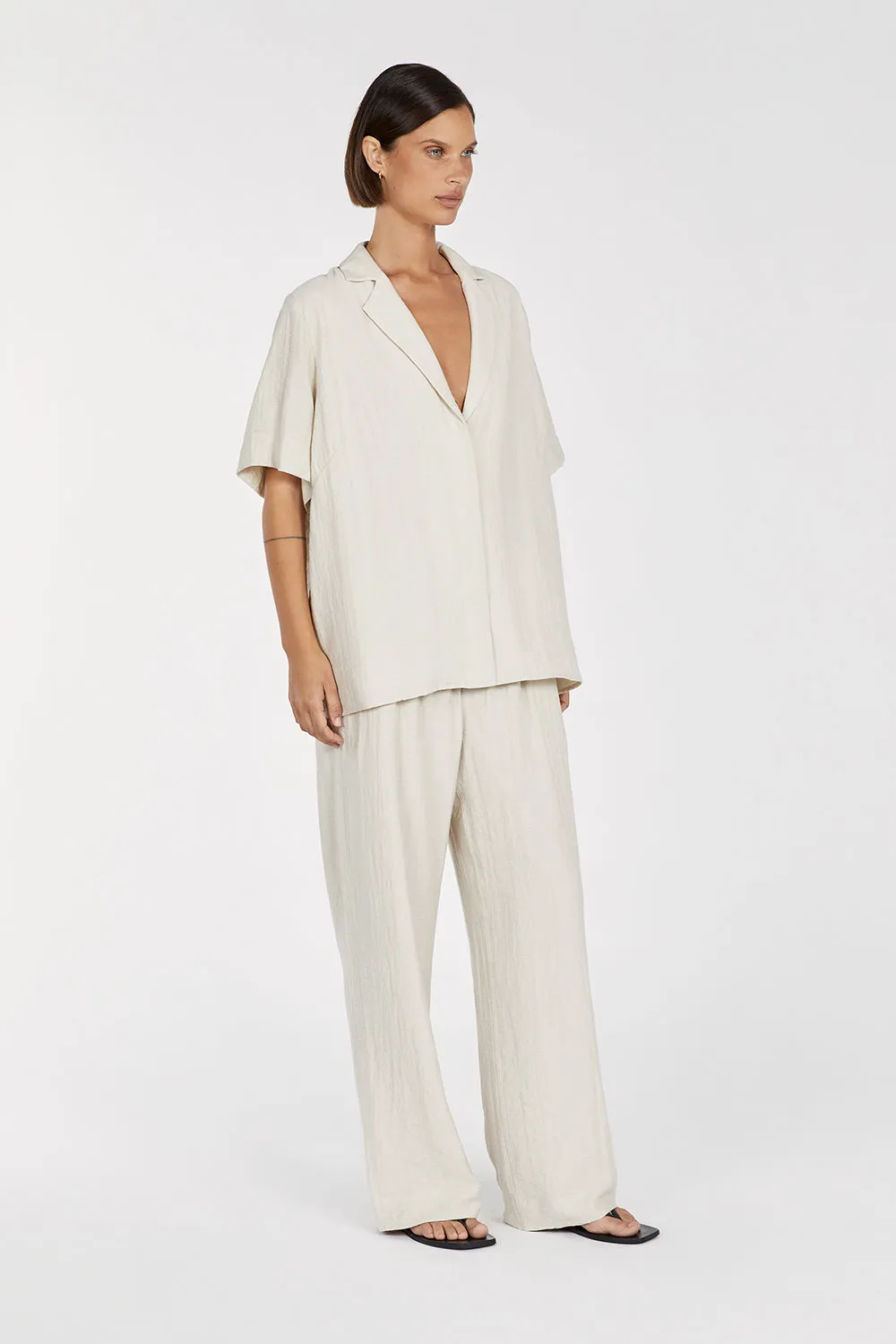 SHANIYA NATURAL LINEN BLEND SHIRT sold by Dissh product image thumbnail 3