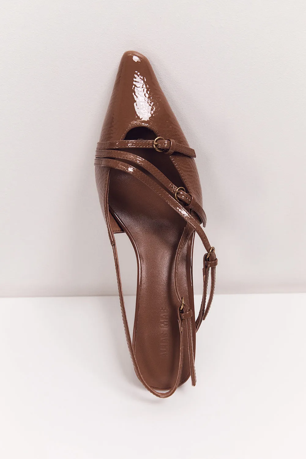 ALIAS MAE IRIS TAN HEEL sold by Dissh