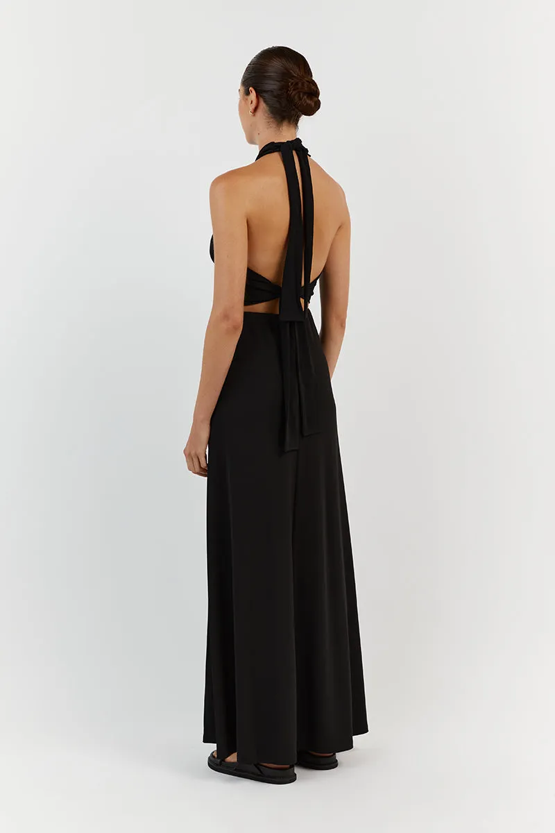 AMALFI BLACK ALINE MIDI SKIRT sold by Dissh product image thumbnail 5