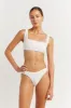 LOLA WHITE V WAIST BRIEF sold by Dissh