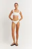 LOLA WHITE V WAIST BRIEF sold by Dissh