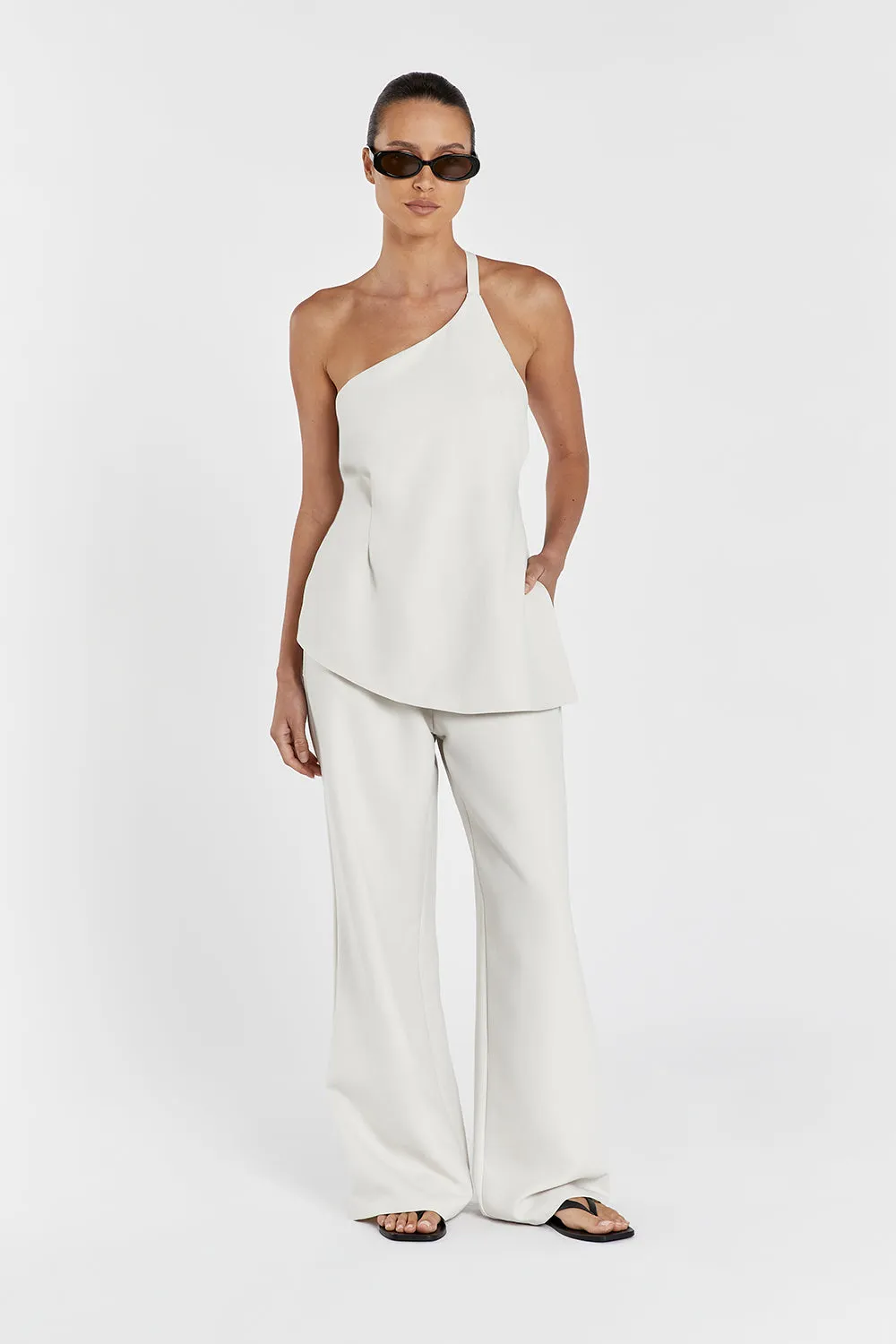 ROWAN BONE ASYM TOP sold by Dissh