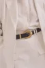 ALBURY BLACK LEATHER BELT sold by Dissh