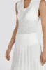 ASTRID OFF WHITE SCOOP MIDI DRESS sold by Dissh