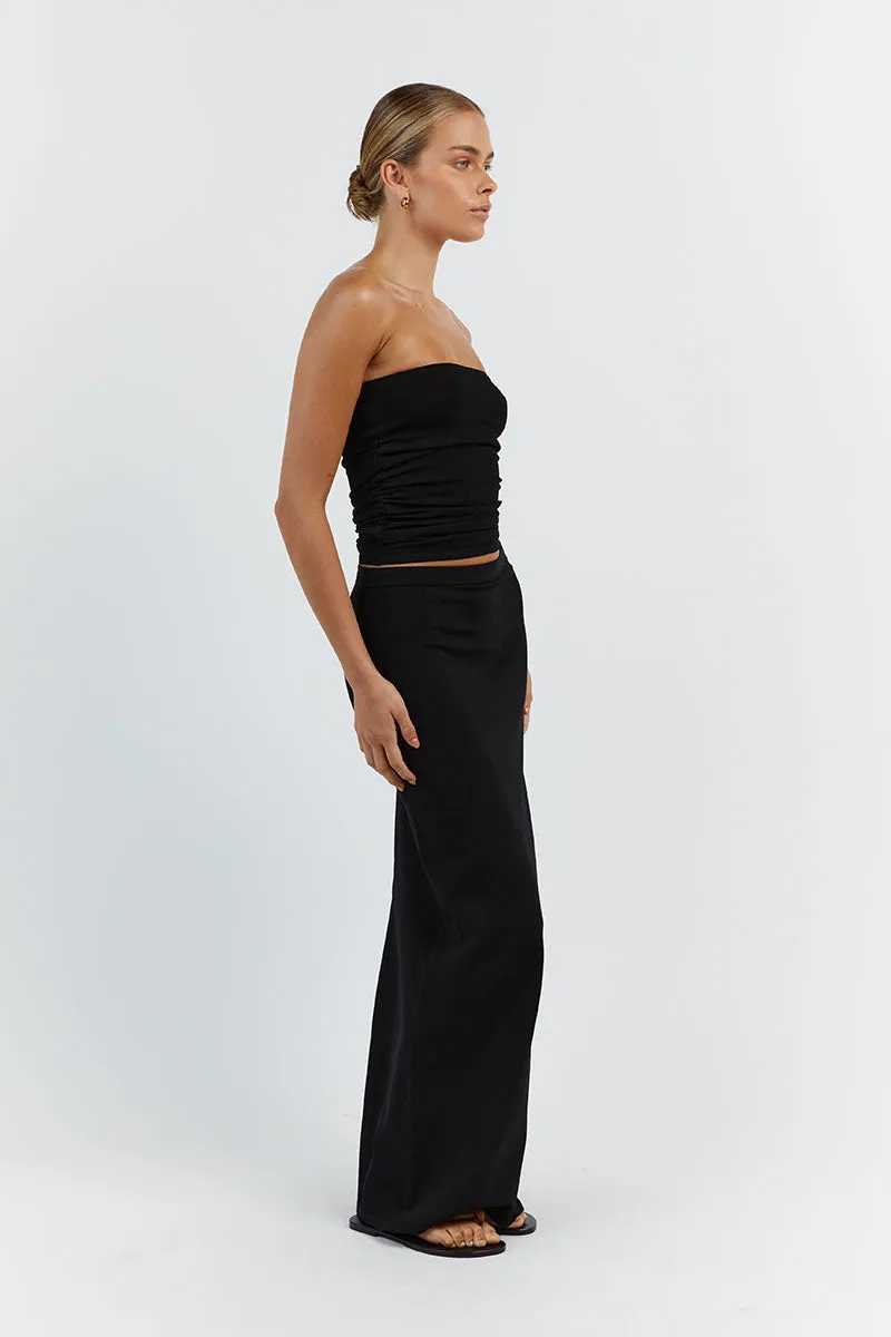 CARRIE BLACK MIDI SKIRT sold by Dissh product image thumbnail 3