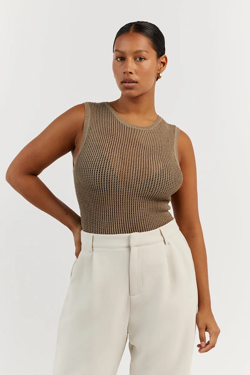OPHELIA MOSS CROCHET TANK sold by Dissh product image thumbnail 2