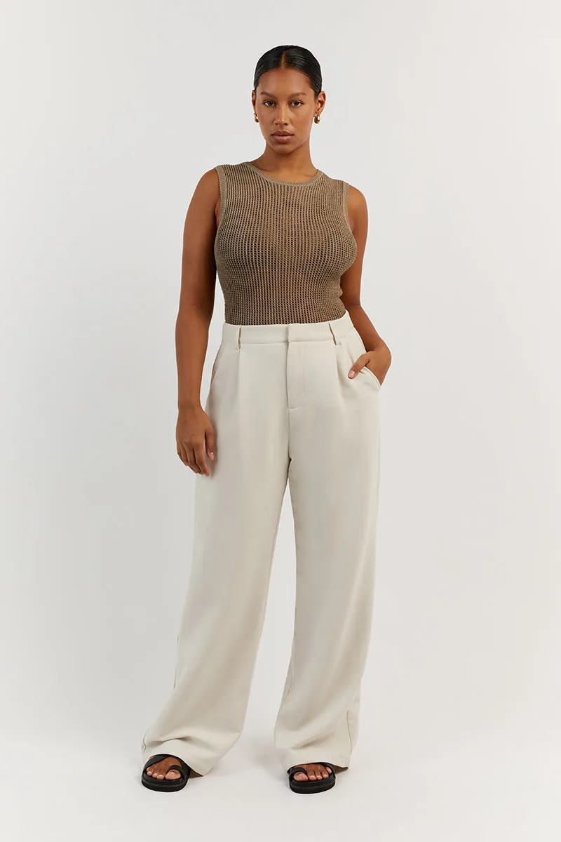 OPHELIA MOSS CROCHET TANK sold by Dissh