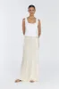 CHARLI CREAM SATIN MAXI SKIRT sold by Dissh