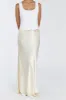 CHARLI CREAM SATIN MAXI SKIRT sold by Dissh