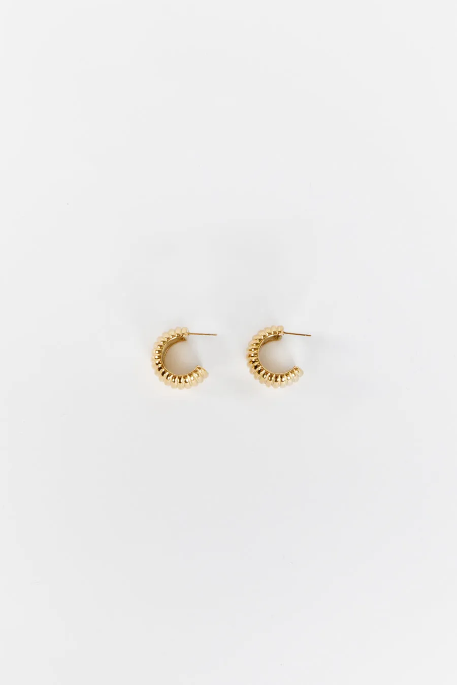 CENDRE FRANKIE GOLD HOOP EARRINGS sold by Dissh product image thumbnail 3