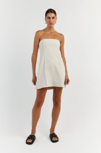 ROWAN BONE STRAPLESS MINI DRESS sold by Dissh