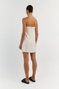 ROWAN BONE STRAPLESS MINI DRESS sold by Dissh