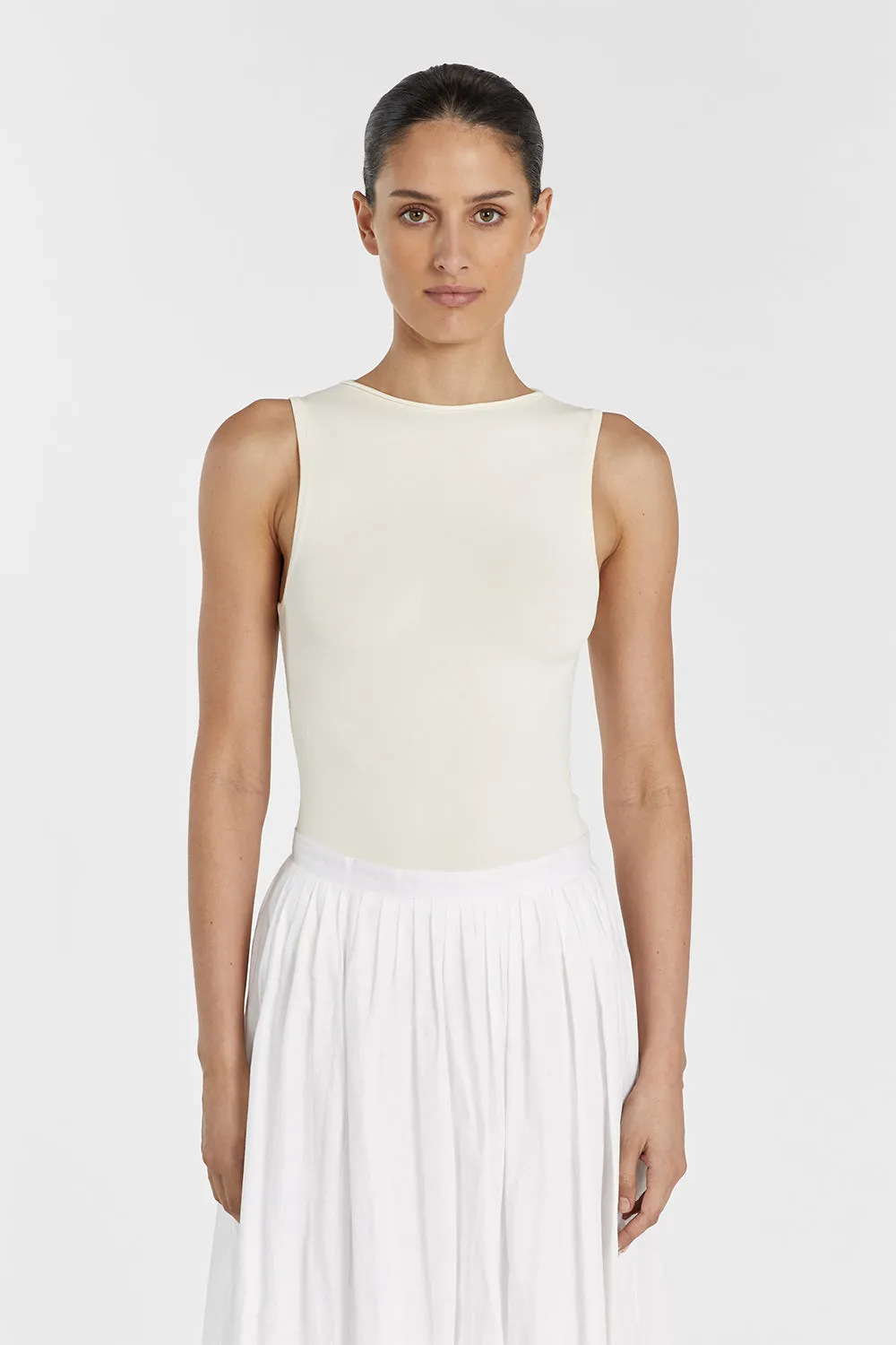 RUBY LEMON BOAT NECK KNIT TOP sold by Dissh product image thumbnail 2