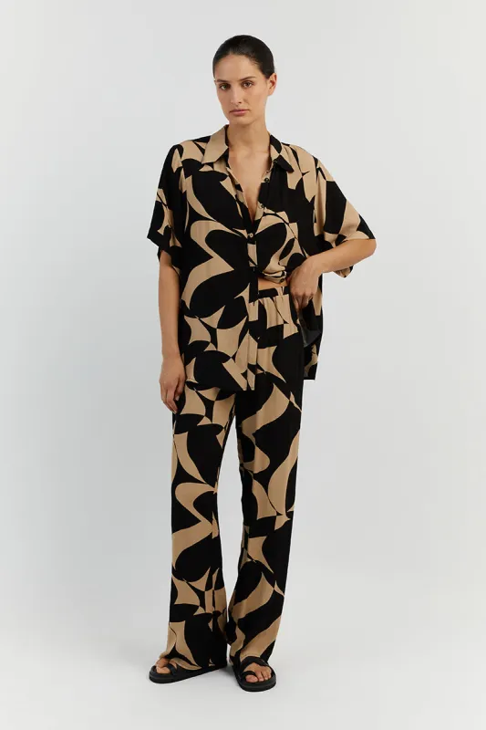 MAPLE CAMEL DRAWSTRING PANT sold by Dissh