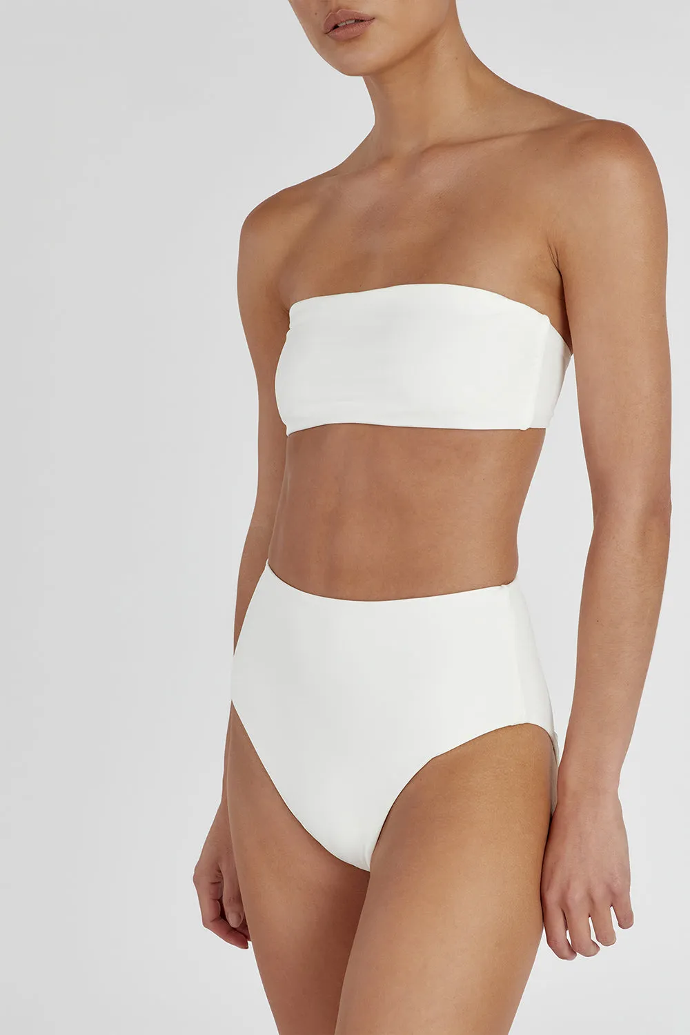 CALLIE OFF WHITE BANDEAU TOP sold by Dissh product image thumbnail 5