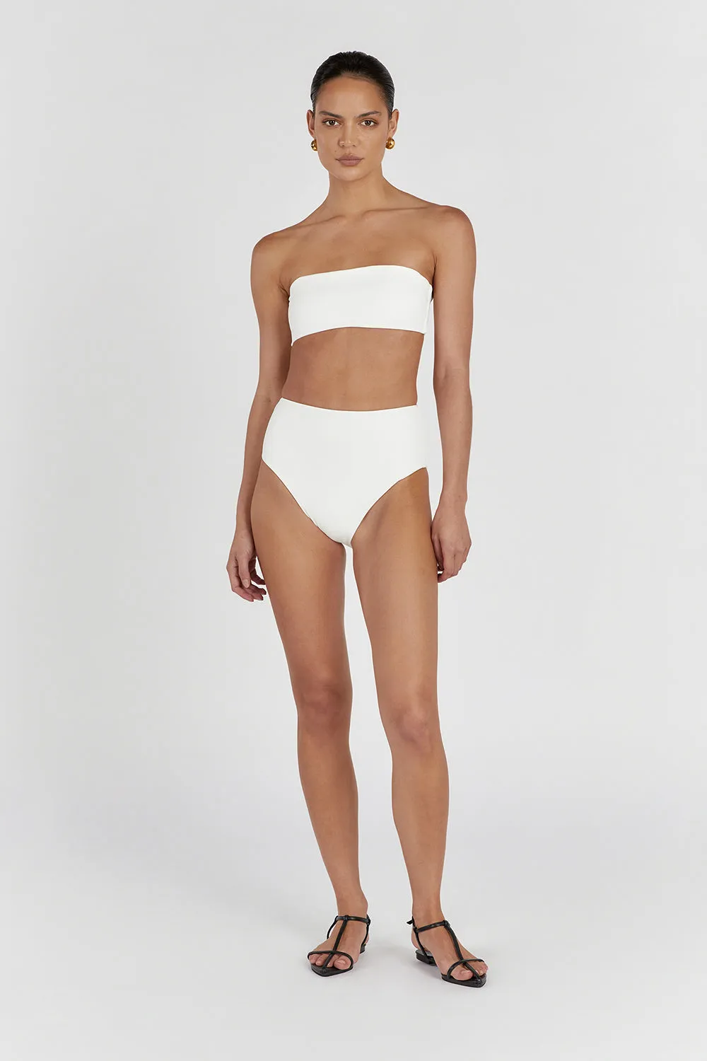 CALLIE OFF WHITE BANDEAU TOP sold by Dissh product image thumbnail 2