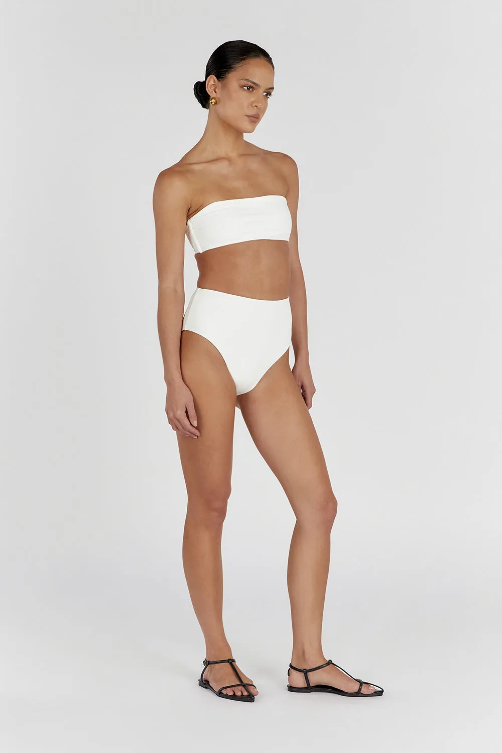 CALLIE OFF WHITE BANDEAU TOP sold by Dissh product image thumbnail 3